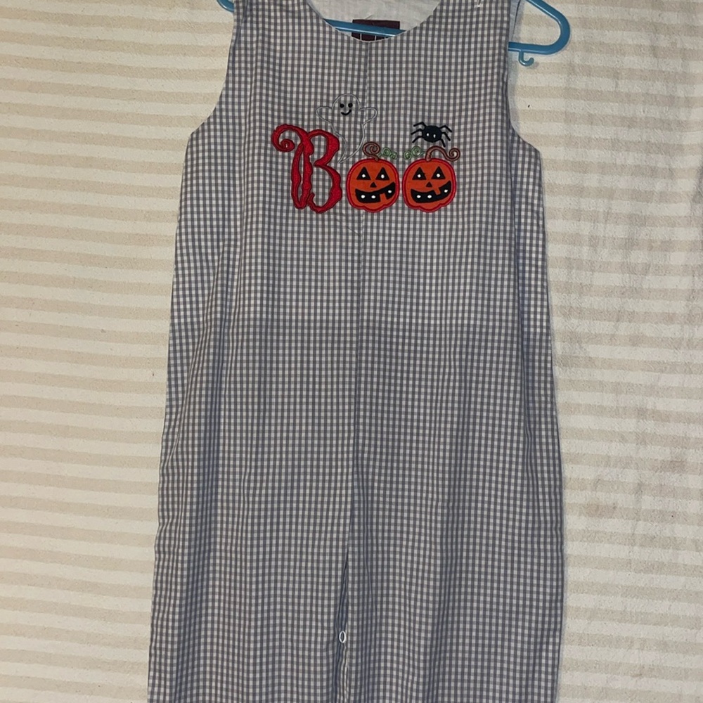 Lil Cactus Halloween Smock 2T NWOT